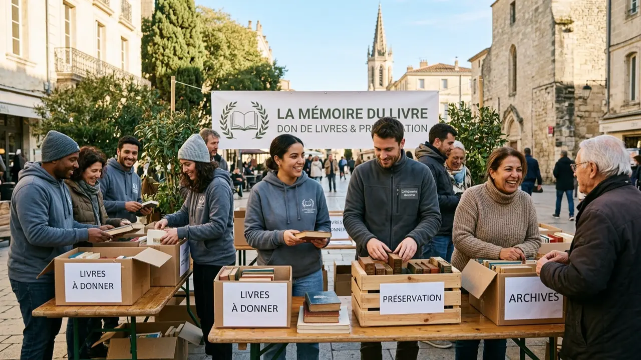 Groupe de bénévoles lors d'une session de terrain à Montpellier